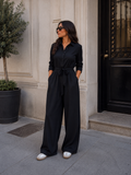 Long-Sleeve Boilersuit – Black